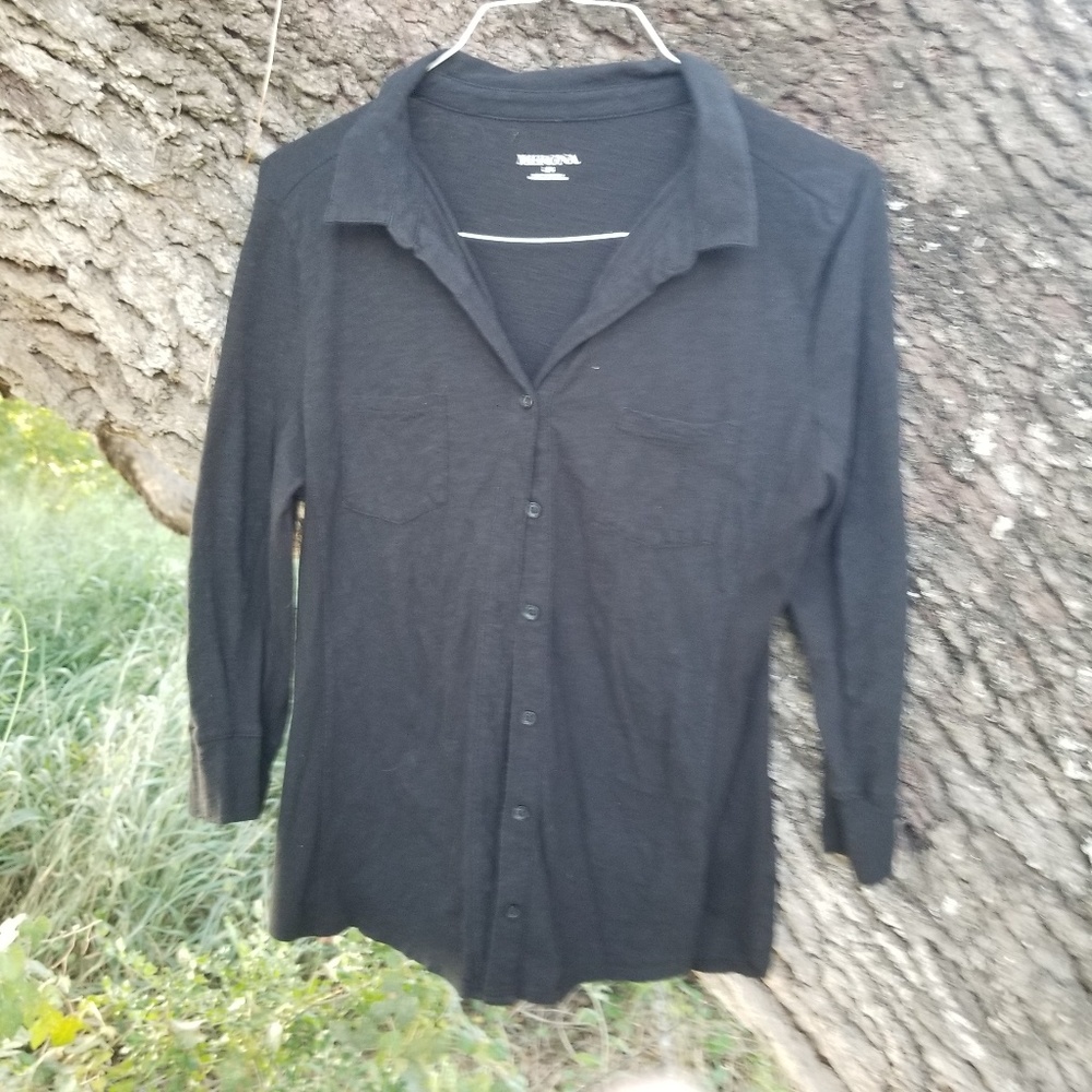Women's lightweight Jersey button down